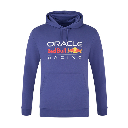 Red Bull Racing 2025 Herren Kapuzensweatjacke Logo Blau