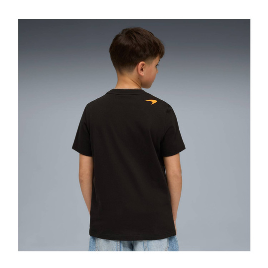 McLaren F1 2026 Kinder T-Shirt Large Logo Schwarz