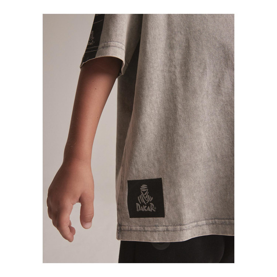 Dakar Kinder T-Shirt DKR K WASH 01 Grau