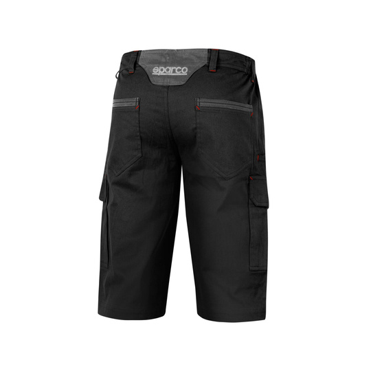 Sparco Bermuda Mechanikerhose Schwarz