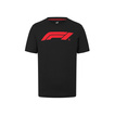 Formel 1 2024 Kinder T-Shirt Logo Schwarz
