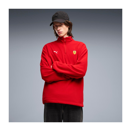 Scuderia Ferrari F1 2026 Sweatshirt 1/4 Zip rot
