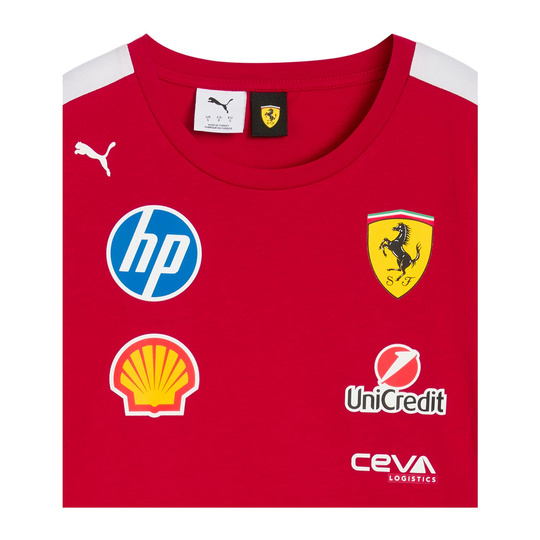 Scuderia Ferrari F1 2025 Kinder T-Shirt Team