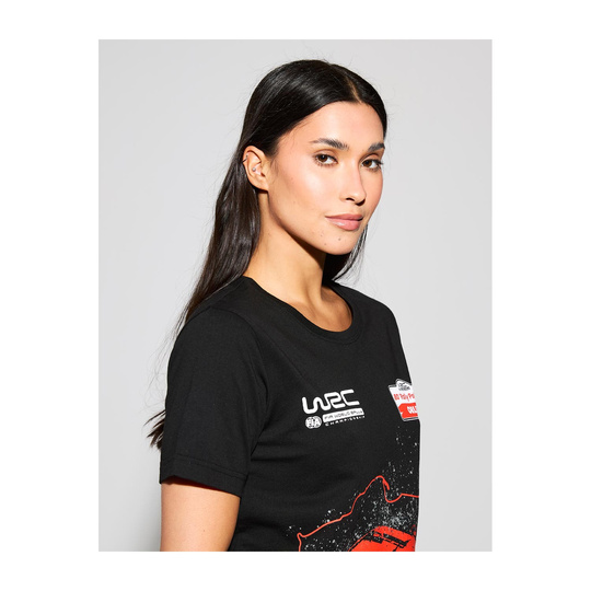 Rallye Polen WRC 2024 Damen T-shirt Map
