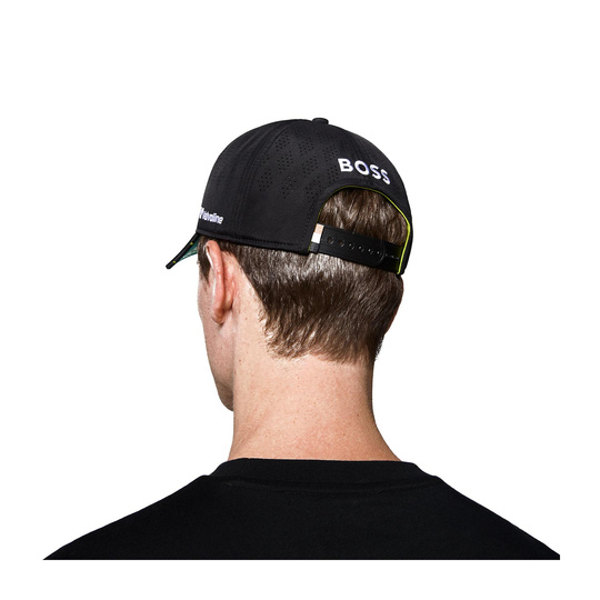 Aston Martin F1 2025 Herren Baseballkappe Stroll Team Schwarz