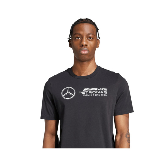 Mercedes AMG F1 2025 Herren T-Shirt Logo Schwarz