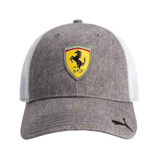 Ferrari F1 2025 Herren Baseballkappe Trucker Grey