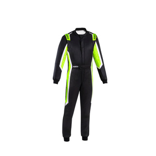 Sparco Rennoverall SPRINT PRO MY25 Schwarz-Grün (FIA)