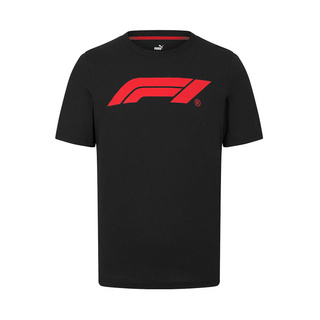 Formula 1 2025 Herren T-Shirt Logo Schwarz