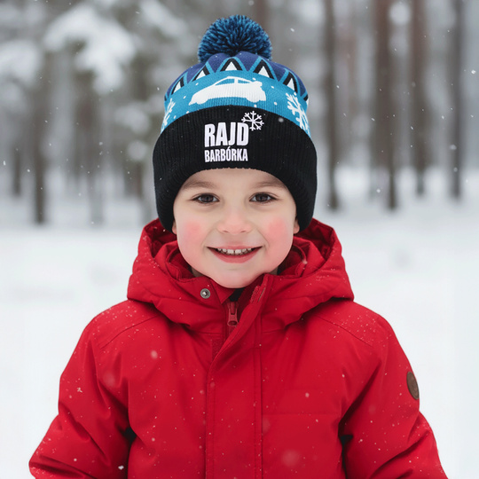 Barbórka Rally Wintermütze Schwarz