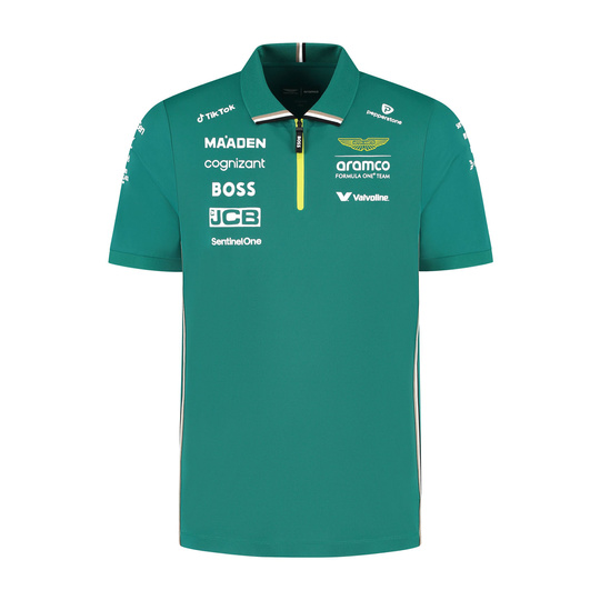 Aston Martin F1 2025 Herren Polohemd Team