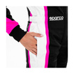 Sparco Kinder-Kartanzug Kerb MY20 schwarz/rosa (CIK)