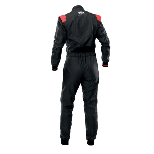 OMP Kinder-Kartanzug KS-4 schwarz/rot