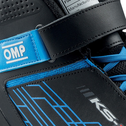 OMP Kinder-Schuhe KS-2X schwarz/blau (FIA)