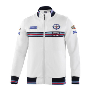 Sparco Sweatjacke Martini Racing weiß