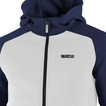 Sparco Kapuzenjacke MY25 weiß/marineblau