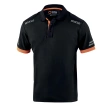 Sparco Poloshirt Tech schwarz/orange