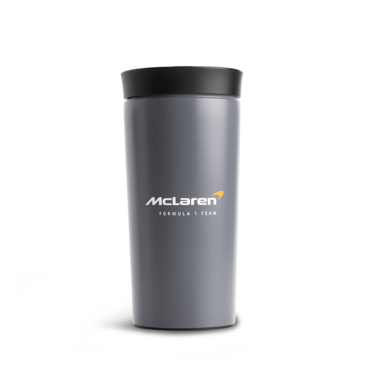 McLaren F1 2026 Reisebecher grau