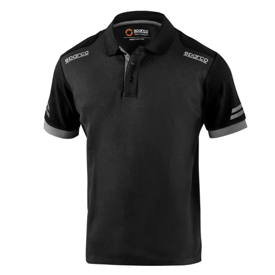 Sparco Poloshirt Tech schwarz