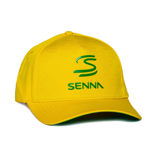 Ayrton Senna F1 2026 Baseballkappe Debossed Logo Gelb