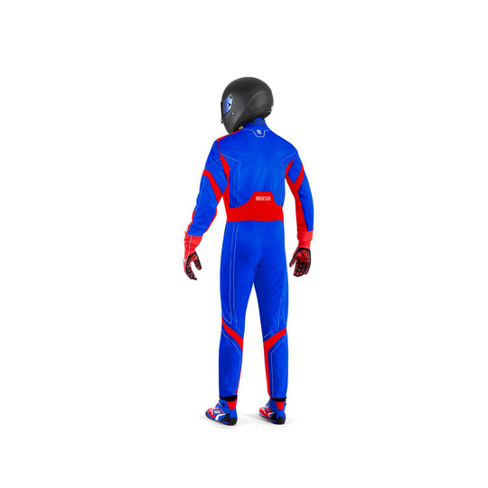 Sparco Kartanzug Thunder blau/rot (FIA)