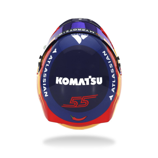 Williams Racing 2025 Miniaturhelm 1:2 Carlos Sainz