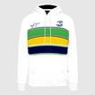 Ayrton Senna F1 2025 Herren Kapuzenpullover Stripe