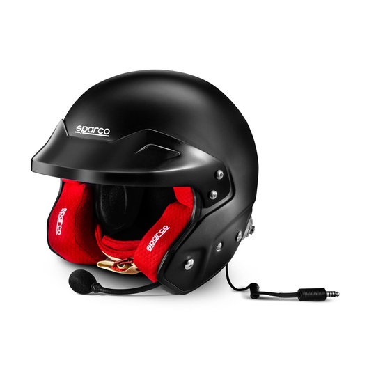 Sparco Helm AIR RJ-I Schwarz-Rot (FIA)