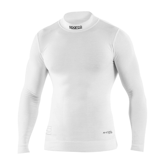 Sparco Unterziehshirt mit Rollkragen RW-10 Shield PRO weiß (FIA)