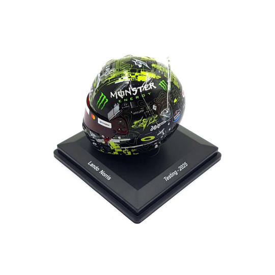 McLaren F1 Team 2025 Miniaturhelm 1:5 Lando Norris Bahrain Tests