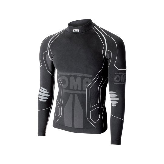 OMP Unterziehshirt mit Rollkragen KS-Winter-R schwarz