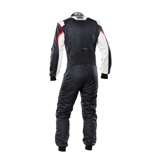 OMP Rennoverall TECNICA EVO MY21 Schwarz/Weiß (FIA)