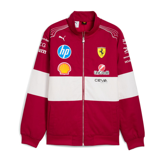 Scuderia Ferrari F1 2025 Vintage Bomber Jacke für Herren Team