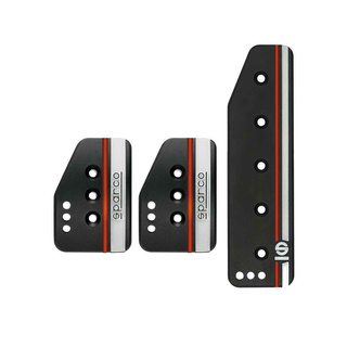 Pedalklappen Sparco SETTANTA schwarz (lang)