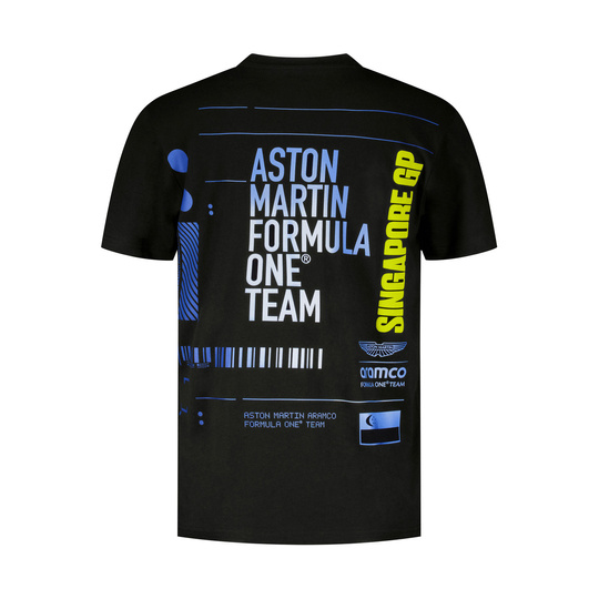 Aston Martin F1 2025 Herren T-Shirt Singapore 