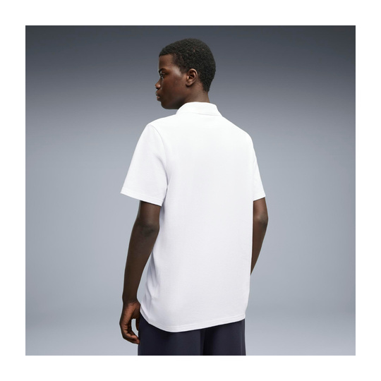 Scuderia Ferrari F1 2026 Poloshirt Logo weiß