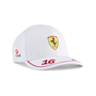 Scuderia Ferrari F1 2025 Baseballkappe Leclerc Team Weiß