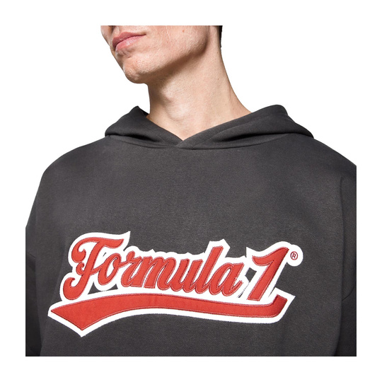 Formula 1 2025 Herren Kapuzenpullover Heritage Graphic Schwarz