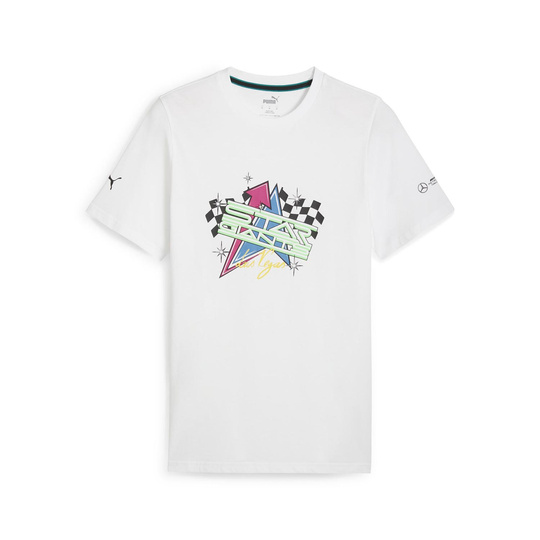 Mercedes AMG F1 Herren T-Shirt Las Vegas Weiß