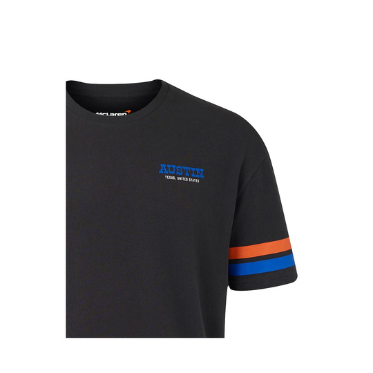 McLaren F1 2025 Herren T-Shirt Austin GP Grau