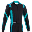 Sparco Kartanzug Thunder schwarz/blau (FIA)