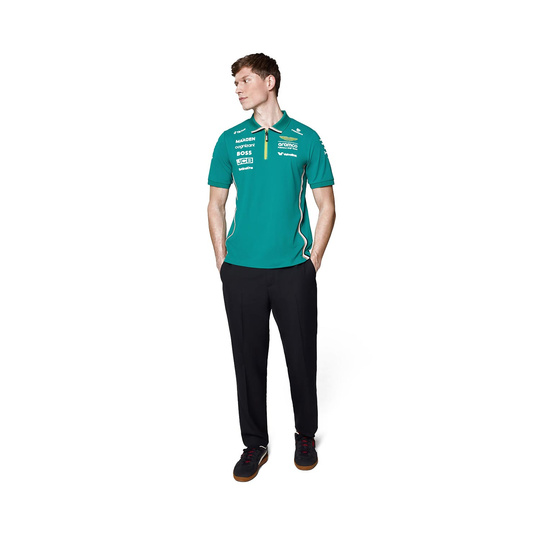 Aston Martin F1 2025 Herren Polohemd Team