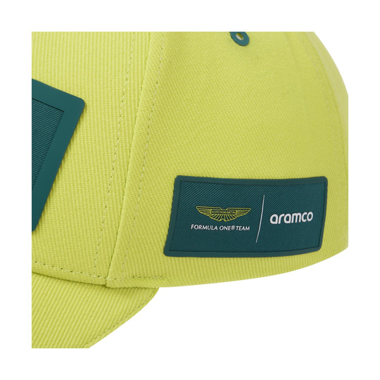 Aston Martin F1 Fernando Alonso Cap Kimoa Patch limettengrün