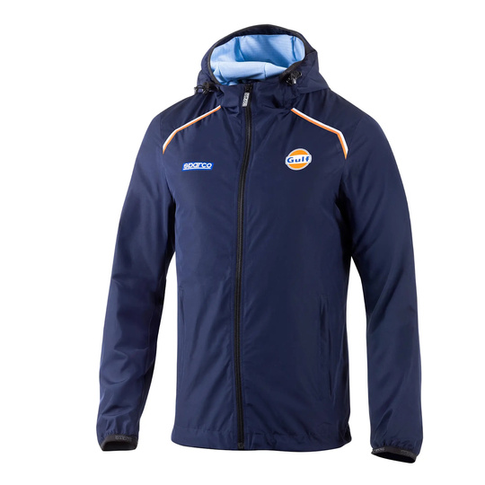Sparco-GULF Herren Jacke SL Windbreaker Marineblau