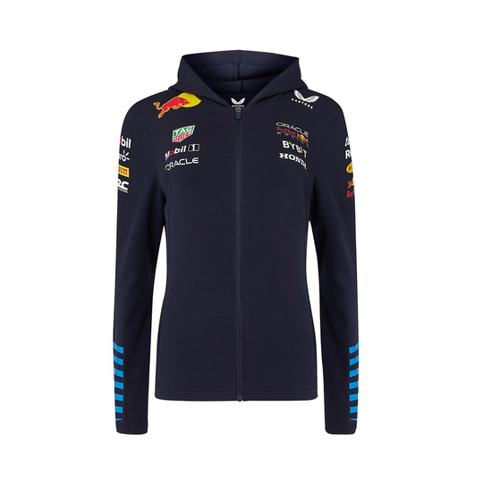 Red Bull Racing 2024 Damen Kapuzenzweatjacke Zip Team