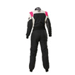 OMP Rennoverall FIRST EVO ELLE MY25 Schwarz-Pink (FIA)