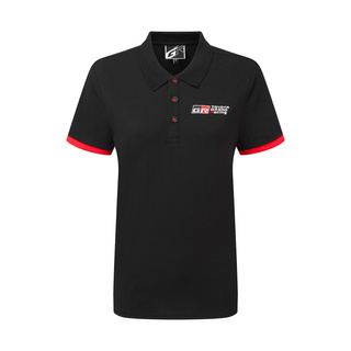 Toyota Gazoo Racing Damen Poloshirt GR Logo schwarz