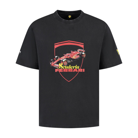 Ferrari F1 2025 Herren T-Shirt Driver Black