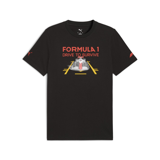 Formula 1 2025 Herren T-Shirt DTS Graphic Schwarz