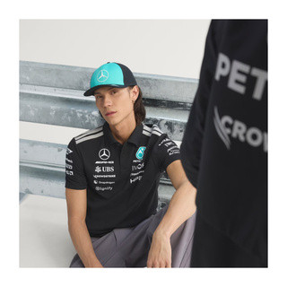 Mercedes AMG F1 2026 Herren Poloshirt Team Schwarz